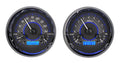 DUAL ROUND UNIVERSAL VHX SYSTEM CARBON FIBER STYLE FACE BLUE DISPLAY