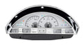 1956 FORD F100 VHX SYSTEM SILVER ALLOY STYLE FACE WHITE DISPLAY
