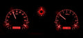 196365 BUICK RIVIERA VHX SYSTEM SILVER ALLOY STYLE FACE RED DISPLAY