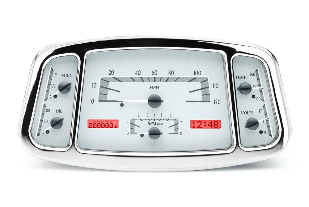 193334 FORD CAR VHX SYSTEM SILVER ALLOY STYLE FACE RED DISPLAY