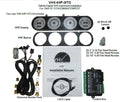 196467 PONTIAC GTO VHX SYSTEM SILVER ALLOY STYLE FACE RED DISPLAY