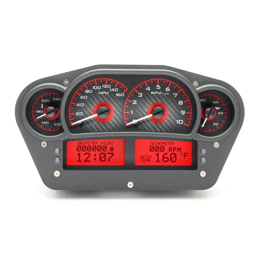 RACE INSPIRED VHX SYSTEM SILVER ALLOY STYLE FACE WHITE DISPLAY