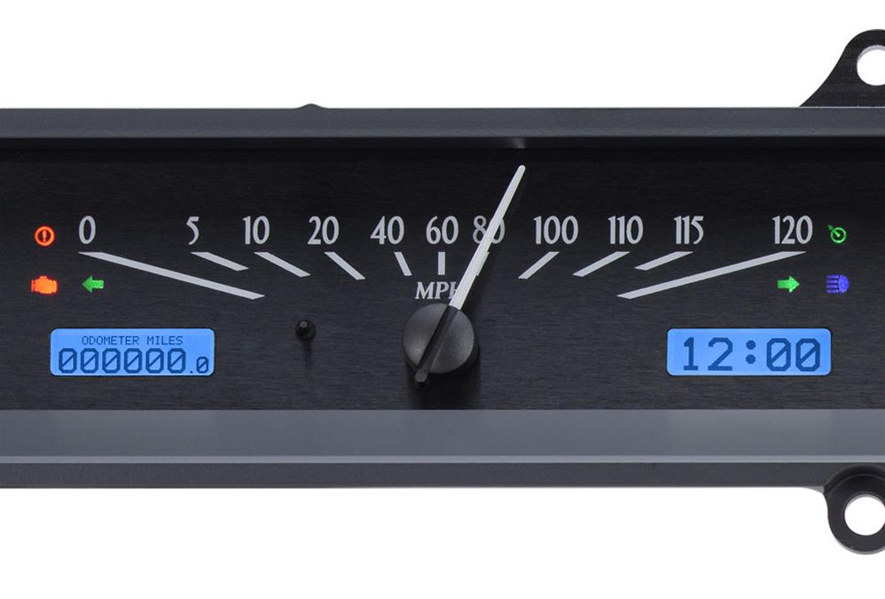 196364 CADILLAC VHX SYSTEM BLACK ALLOY STYLE FACE BLUE DISPLAY