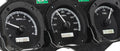 197072 CHEVELLE/ EL CAMINO VHX SYSTEM BLACK ALLOY STYLE FACE BLUE DISPLAY