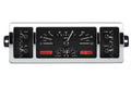 194046 CHEVY TRUCK VHX SYSTEM BLACK ALLOY STYLE FACE RED DISPLAY