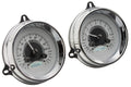 1954 CHEVY TRUCK VHX SYSTEM SILVER ALLOY STYLE FACE WHITE DISPLAY