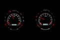 1954 CHEVY TRUCK VHX SYSTEM SILVER ALLOY STYLE FACE WHITE DISPLAY