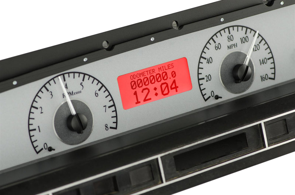 196970 IMPALA/CAPRICE VHX SYSTEM SILVER ALLOY STYLE FACE RED DISPLAY