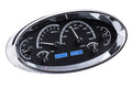 UNIVERSAL OVAL VHX SYSTEM CARBON FIBER STYLE FACE BLUE DISPLAY