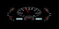 1932 FORD CAR VHX SYSTEM BLACK ALLOY STYLE FACE WHITE DISPLAY