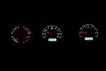 1968 PONTIAC GTO VHX SYSTEM SILVER ALLOY STYLE FACE WHITE DISPLAY