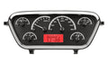 195355 FORD F100 VHX SYSTEM BLACK ALLOY STYLE FACE RED DISPLAY