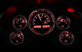 1956 FORD CAR VHX SYSTEM BLACK ALLOY STYLE FACE RED DISPLAY