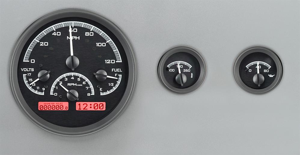 195586 CJ VHX SYSTEM BLACK ALLOY STYLE FACE RED DISPLAY