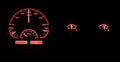 195586 CJ VHX SYSTEM BLACK ALLOY STYLE FACE RED DISPLAY