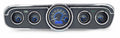 196566 MUSTANG VHX SYSTEM CARBON FIBER STYLE FACE BLUE DISPLAY
