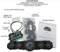 196566 MUSTANG VHX SYSTEM CARBON FIBER STYLE FACE BLUE DISPLAY