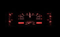 1939 CHEVY CAR VHX SYSTEM BLACK ALLOY STYLE FACE RED DISPLAY