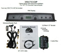 197176 IMPALA/CAPRICE VHX SYSTEM BLACK ALLOY STYLE FACE WHITE DISPLAY