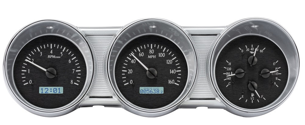 196263 FORD FAIRLANE VHX SYSTEM SILVER ALLOY STYLE FACE BLUE DISPLAY
