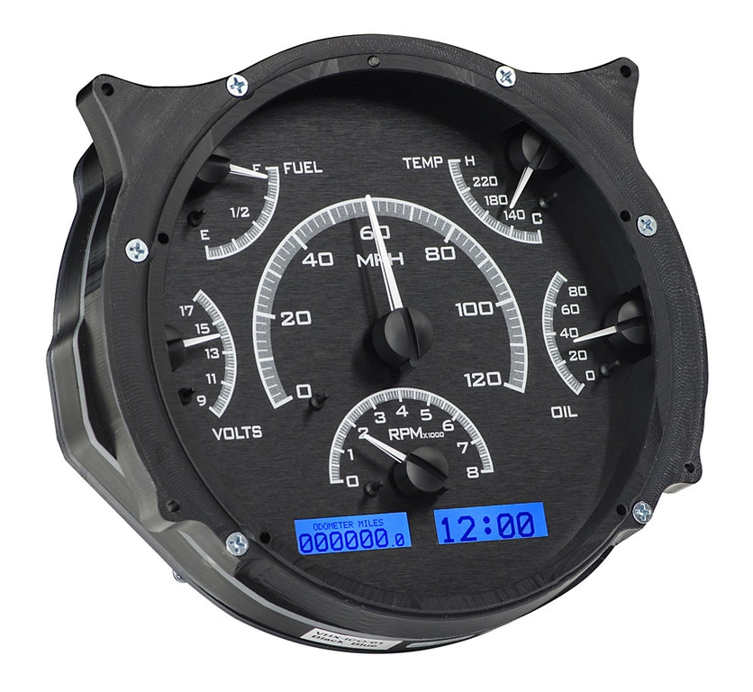 196677 FORD BRONCO VHX SYSTEM BLACK ALLOY STYLE FACE BLUE DISPLAY