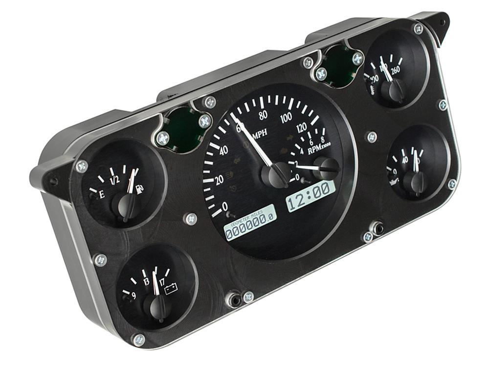 195760 FORD PICKUP VHX SYSTEM BLACK ALLOY STYLE FACE WHITE DISPLAY