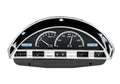 1956 FORD CAR VHX SYSTEM BLACK ALLOY STYLE FACE WHITE DISPLAY