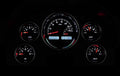 1956 FORD CAR VHX SYSTEM BLACK ALLOY STYLE FACE WHITE DISPLAY
