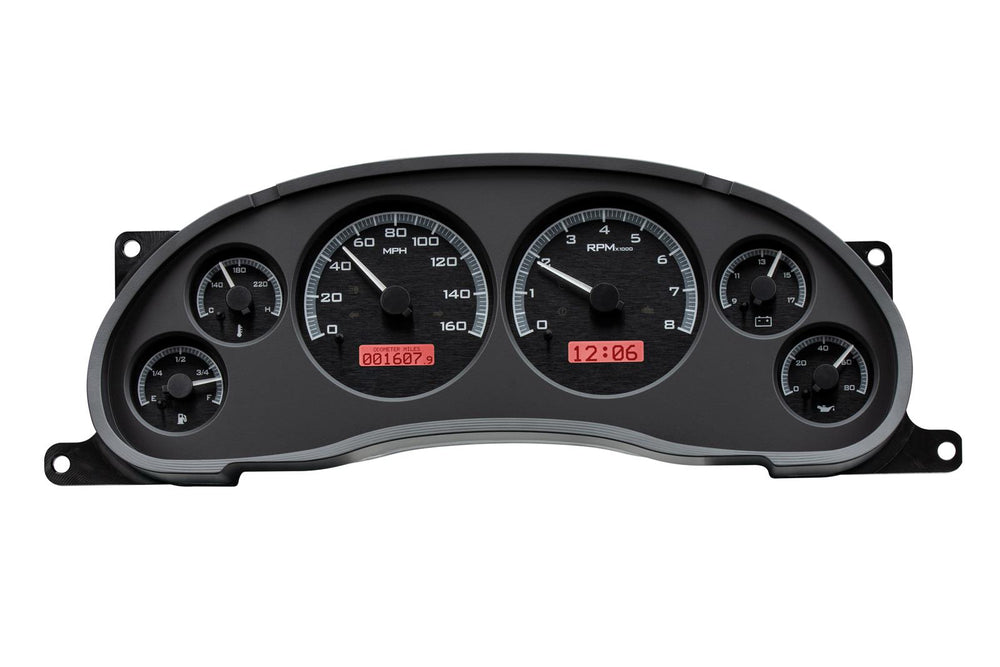 19942004 MUSTANG VHX SYSTEM BLACK ALLOY STYLE FACE RED DISPLAY