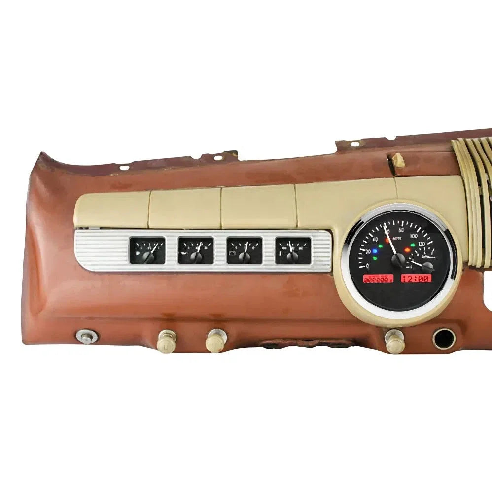 194248 FORD CAR VHX SYSTEM BLACK ALLOY STYLE FACE RED DISPLAY