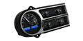 194850 FORD TRUCK VHX SYSTEM BLACK ALLOY STYLE FACE BLUE DISPLAY