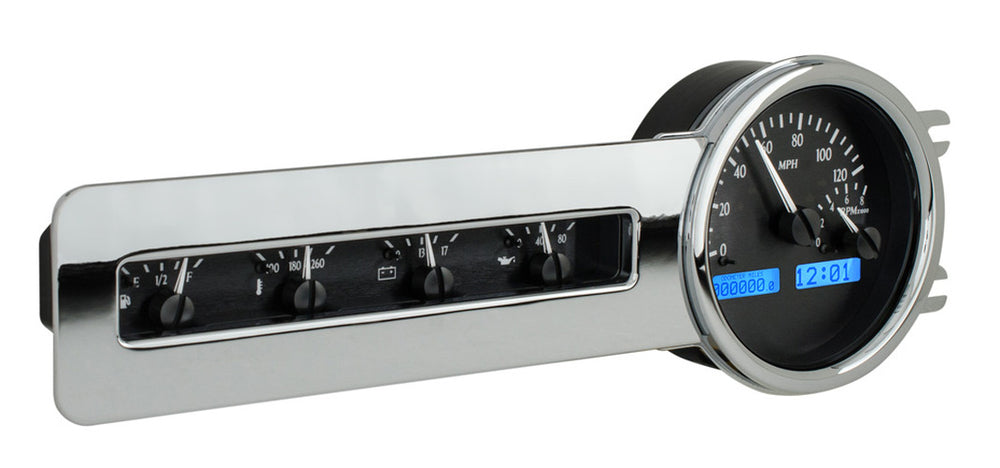 194148 CHEVY CAR VHX SYSTEM BLACK ALLOY STYLE FACE BLUE DISPLAY
