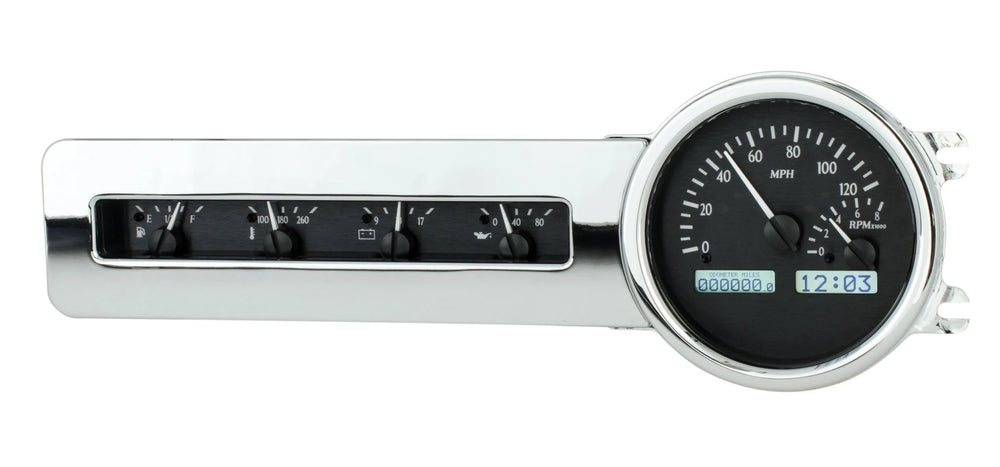 194148 CHEVY CAR VHX SYSTEM BLACK ALLOY STYLE FACE RED DISPLAY