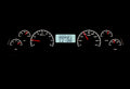 199496 CAPRICE/IMPALA SS VHX SYSTEM BLACK ALLOY STYLE FACE WHITE DISPLAY