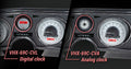 1969 CHEVELLE/ EL CAMINO VHX SYSTEM ANALOG CLOCK SILVER ALLOY STYLE FACE RED D