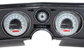1969 CHEVELLE/ EL CAMINO VHX SYSTEM ANALOG CLOCK SILVER ALLOY STYLE FACE RED D