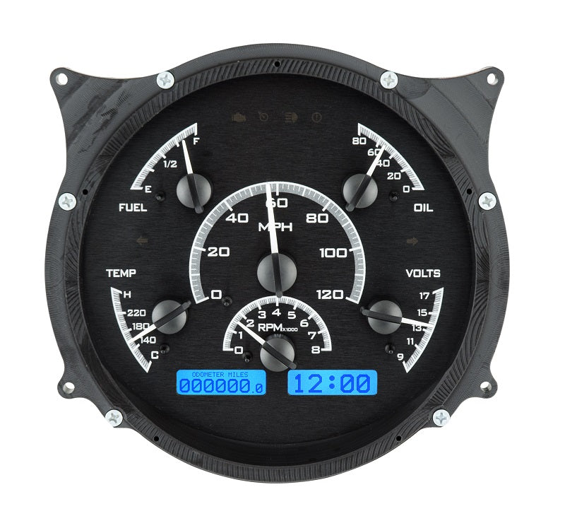 196166 FORD PICKUP VHX SYSTEM BLACK ALLOY STYLE FACE BLUE DISPLAY