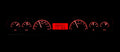 RECTANGLE UNIVERSAL VHX SYSTEM BLACK ALLOY STYLE FACE RED DISPLAY