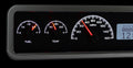 RECTANGLE UNIVERSAL VHX SYSTEM BLACK ALLOY STYLE FACE RED DISPLAY