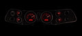 197081 CAMARO VHX SYSTEM BLACK ALLOY STYLE FACE RED DISPLAY