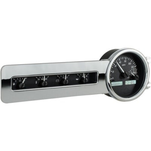 194148 CHEVY CAR VHX SYSTEM BLACK ALLOY STYLE FACE WHITE DISPLAY