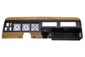 198691 WAGONEER/JTRUCKS VHX SYSTEM SILVER ALLOY STYLE FACE WHITE DISPLAY