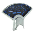 195556 CHEVY CAR VHX SYSTEM SILVER ALLOY STYLE FACE WHITE DISPLAY