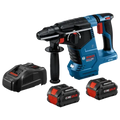 18V BRUSHLESS 1IN SDSPLUS ROTARY HAMMER W/ 2 8.0 AH CORE COMPACT BATTERY
