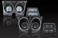 1968 CAMARO W/ CONSOLE GAUGES VHX SYSTEM SILVER ALLOY STYLE FACE BLUE DISPLAY