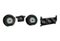 7173 MUSTANG W/ CENTER CONSOLE GAUGES VHX SYSTEM SILVER ALLOY STYLE FACE WHIT