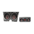 1967 CAMARO W/ CONSOLE GAUGES VHX SYSTEM SILVER ALLOY STYLE FACE BLUE DISPLAY