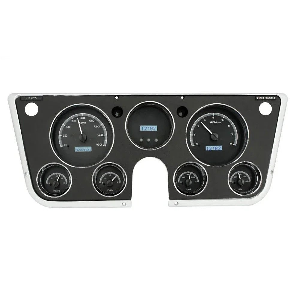 196772 CHEVY TRUCK VHX SYSTEM SILVER ALLOY STYLE FACE RED DISPLAY