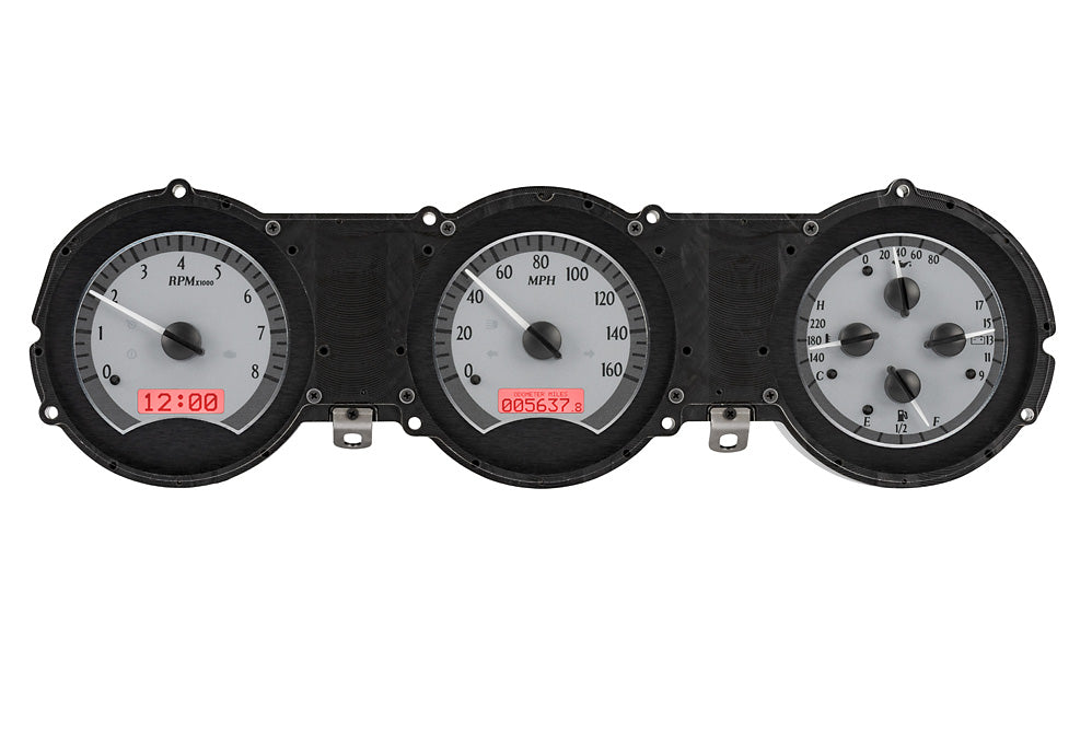 196263 FORD FAIRLANE VHX SYSTEM SILVER ALLOY STYLE FACE RED DISPLAY