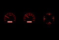 196263 FORD FAIRLANE VHX SYSTEM SILVER ALLOY STYLE FACE RED DISPLAY